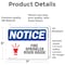 Signmission Fire Sprinkler Riser Inside Sign, Vinyl Decal, 7in W x 5in L, 2PK OS-2PACK-NS-D-57-L-12679 - alternate 5